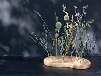 Dried flowers Centerpiece - Eucalyptus & Lavender - Emerald Rabbit