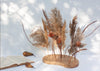 Dried flower Centerpiece - Pampas & Rust - Emerald Rabbit