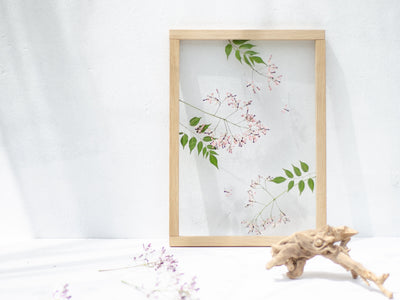 Pressed Flowers frame 13x18" - Lilacs